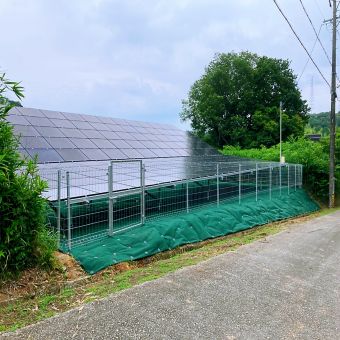 岐阜県の太陽光発電地上設置システム