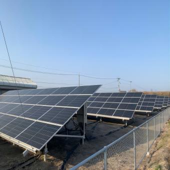 韓国の太陽光発電地上設置システム